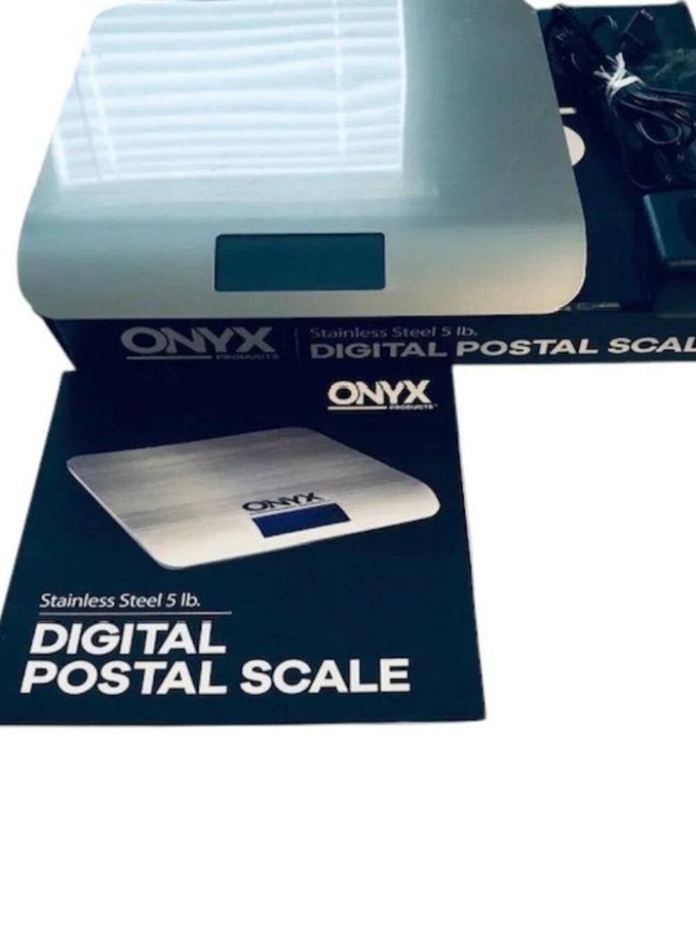 ONYX Digital Postal Scale Dual plug or Battery Operated 0.1 oz 5 Lb